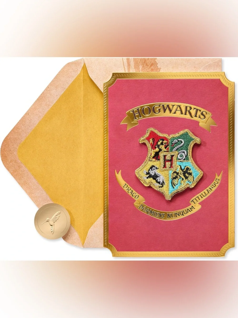 🆕Papyrus-Harry Potter Hogwarts Patch Greeting Card
